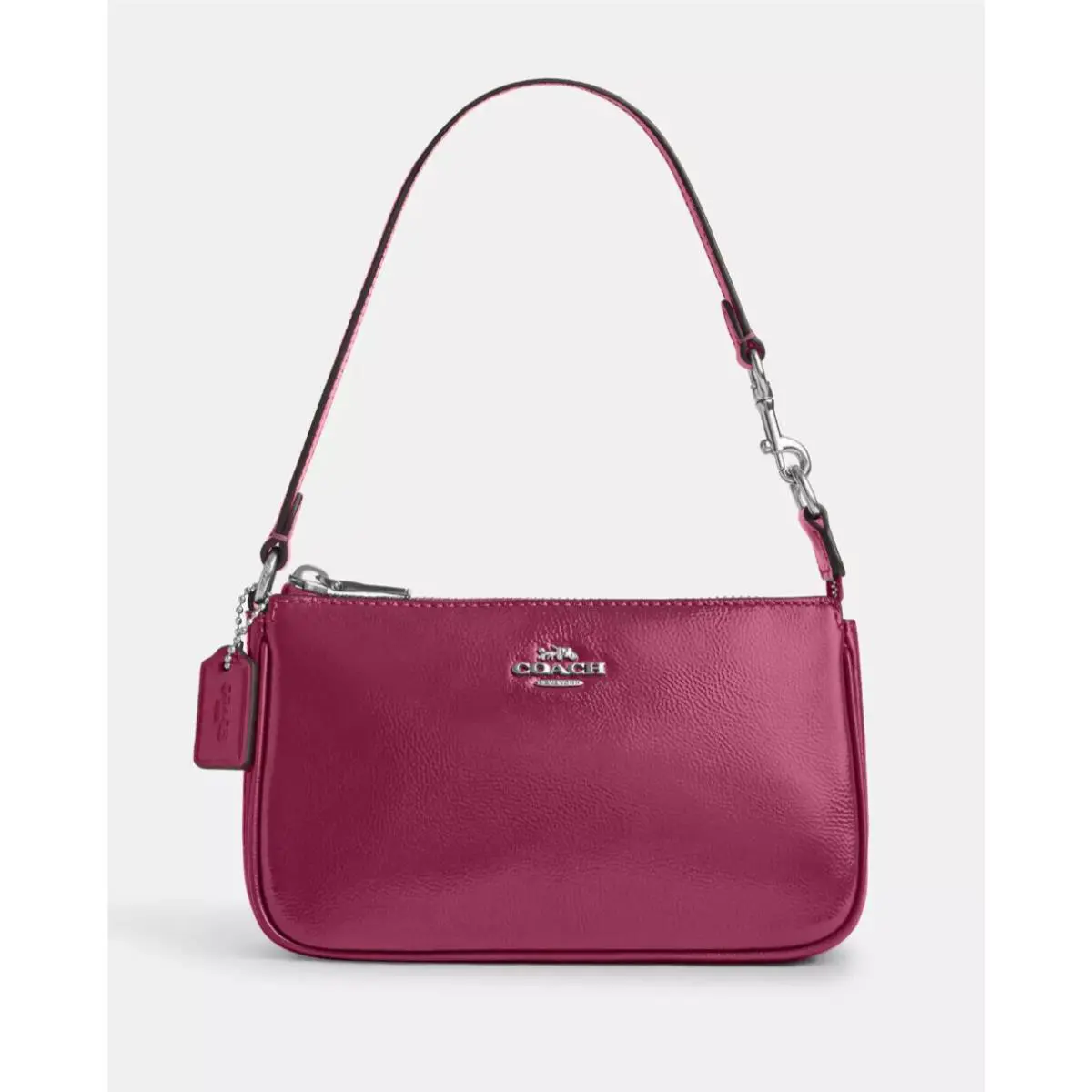 Coach Nolita 19 Pink Patent Leather Wristlet/shoudler Bag CW408