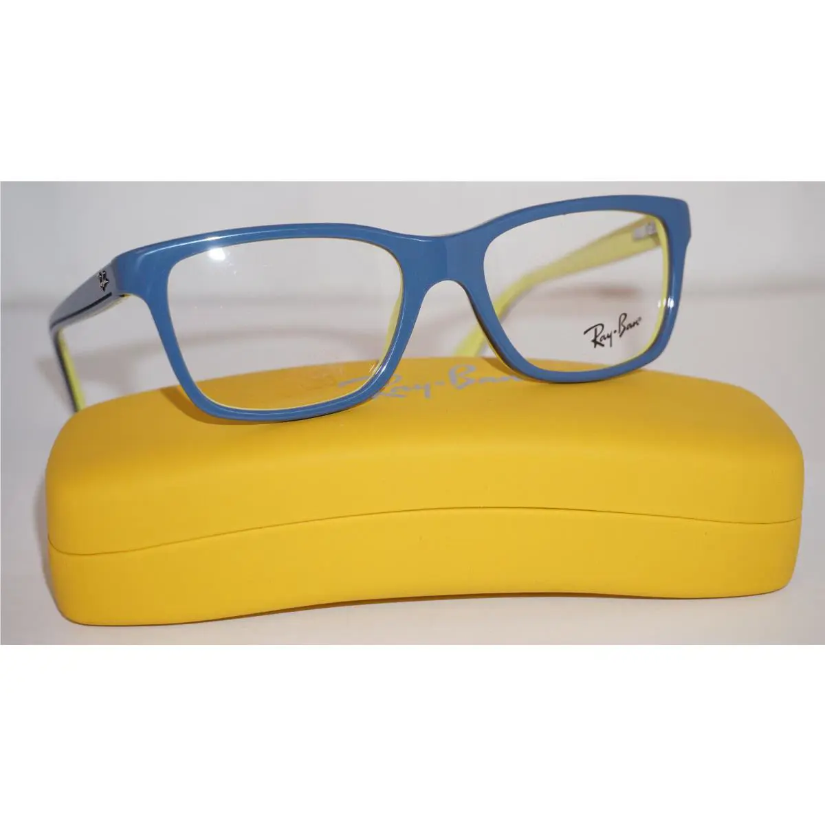 Rayban JR Eyeglasses Blue Yellow Black RB1536 3819 48 16 130