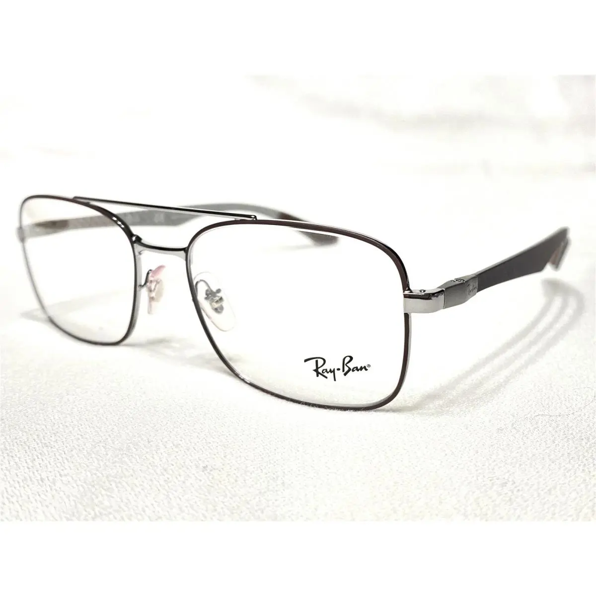 Ray Ban RB8417 2952 Mens Gunmetal Aviator Carbon Fiber Eyeglasses Frames 55