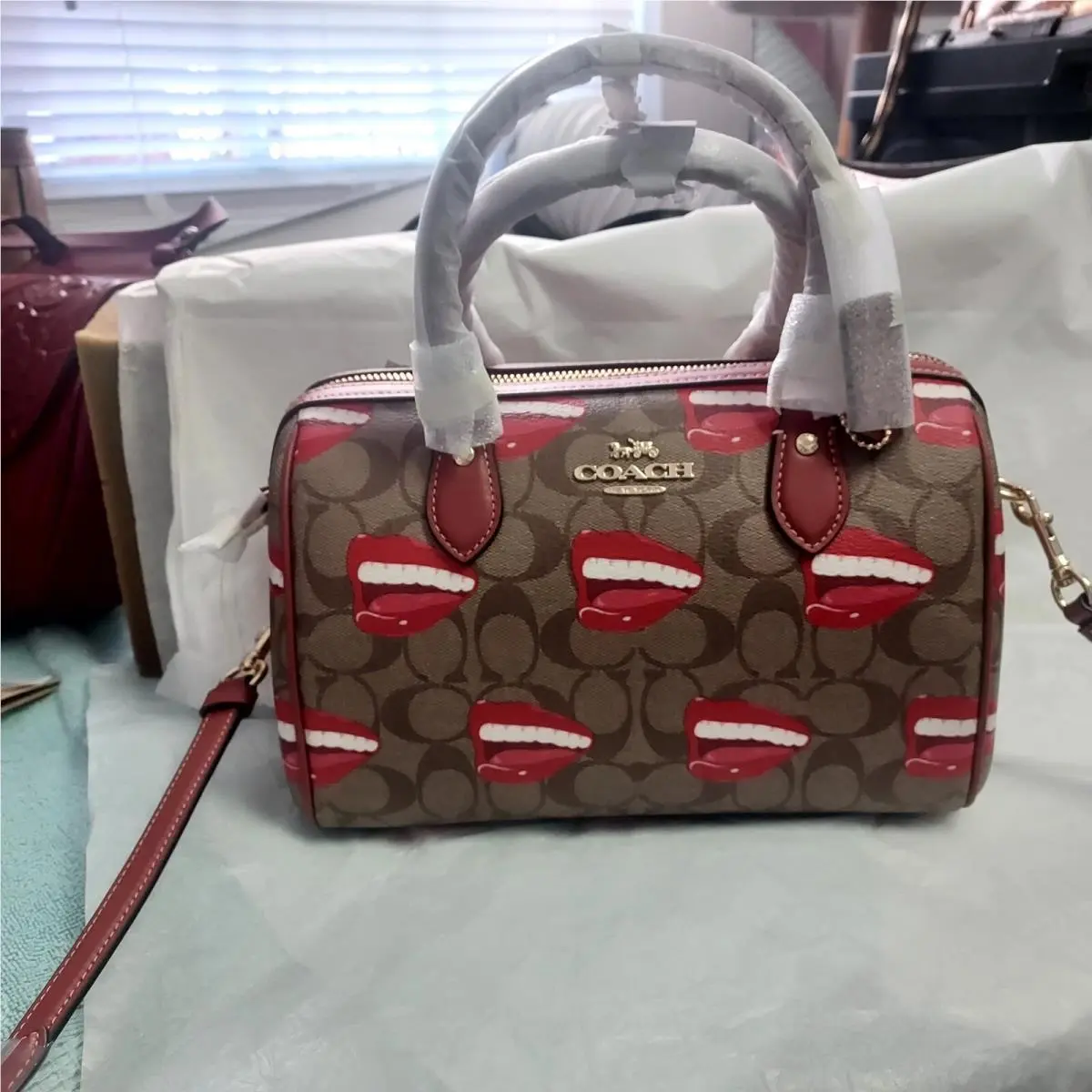 Coach X Tom Wesselmann Rowan Satchel In Signature Canvas and Leather