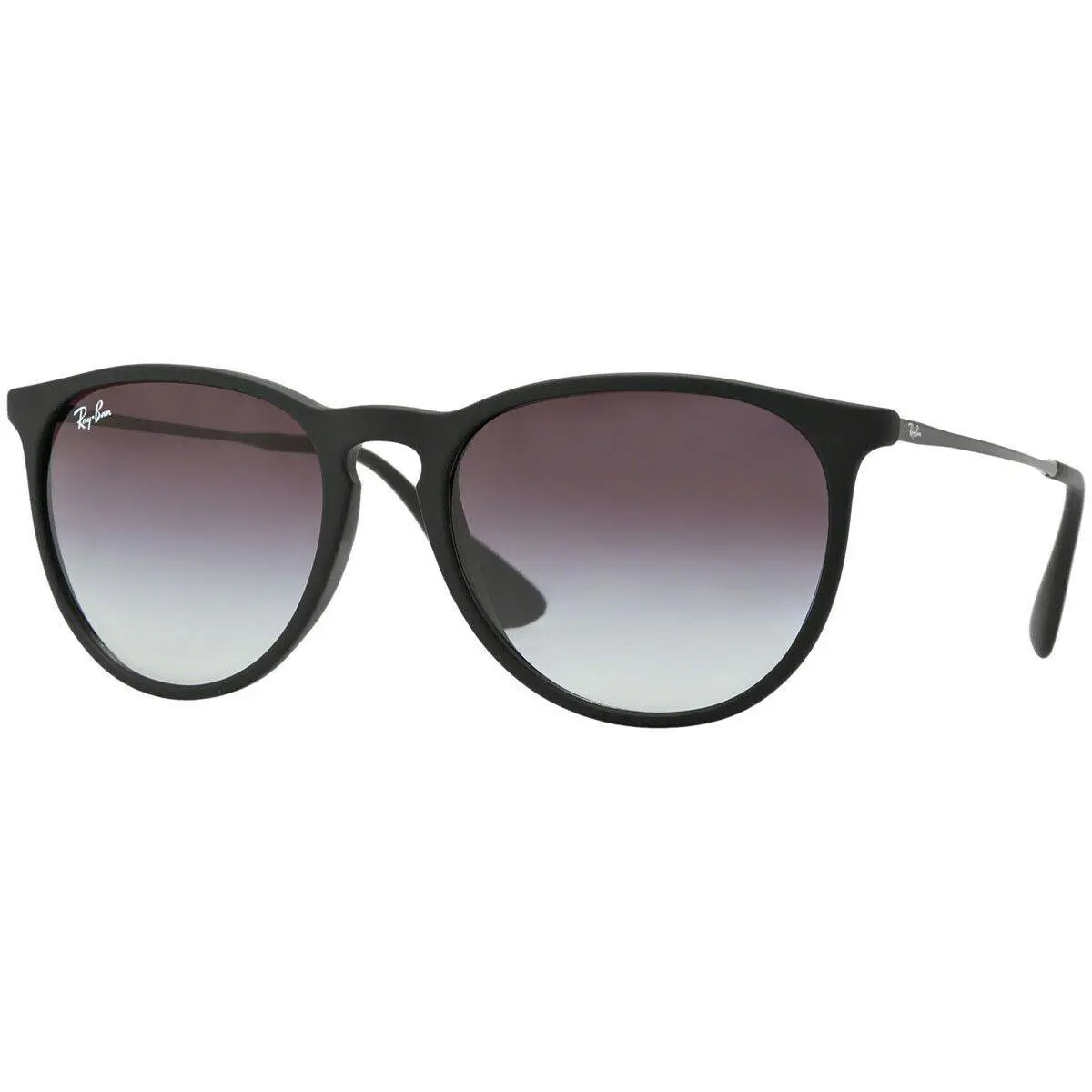 Ray-ban Erika Classic Matte Black RB4171 622/8G 54 - Frame: Black, Lens: Gray