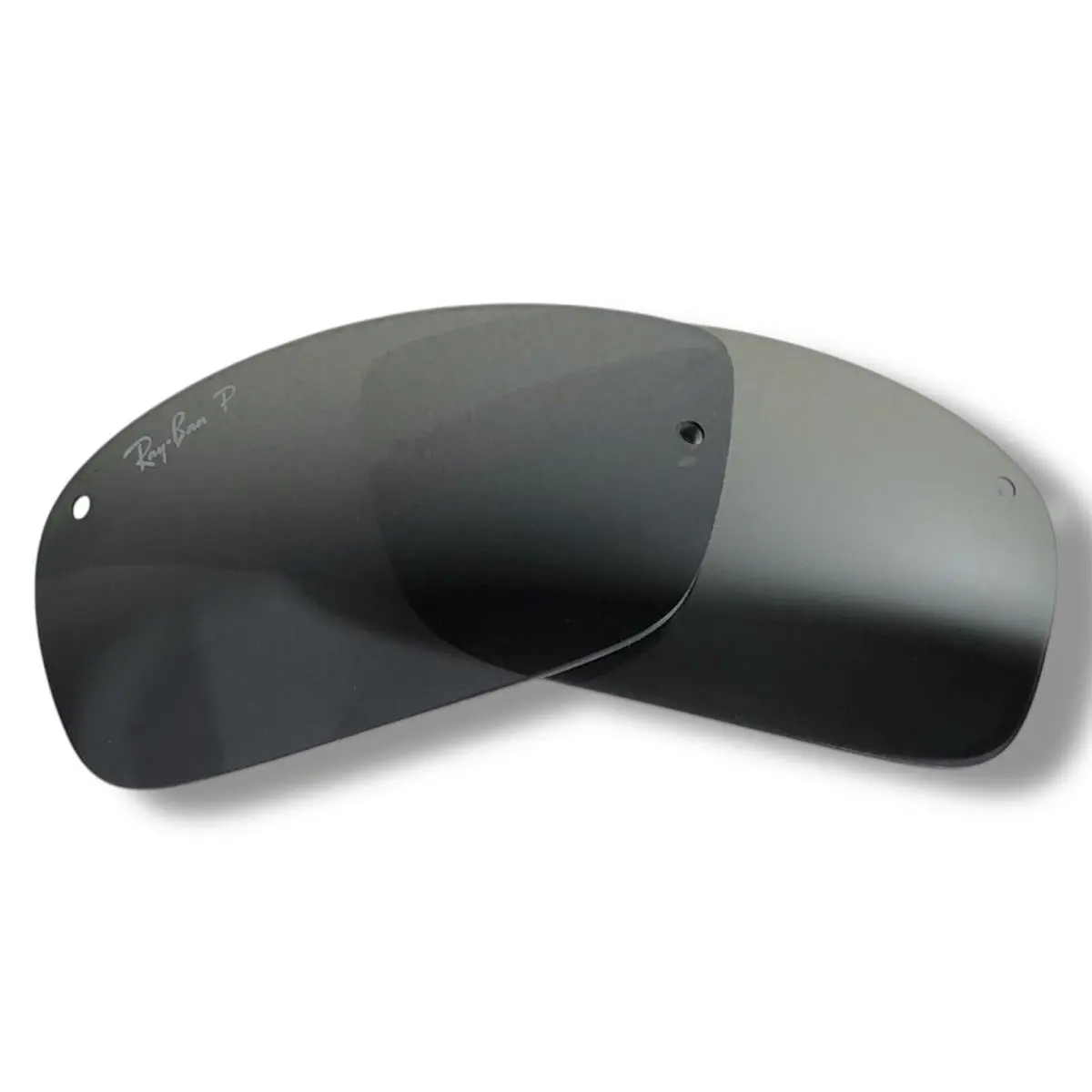 Ray Ban RB3183 Polarized Gray Silver Mirror Replacement Lenses 63mm Rare