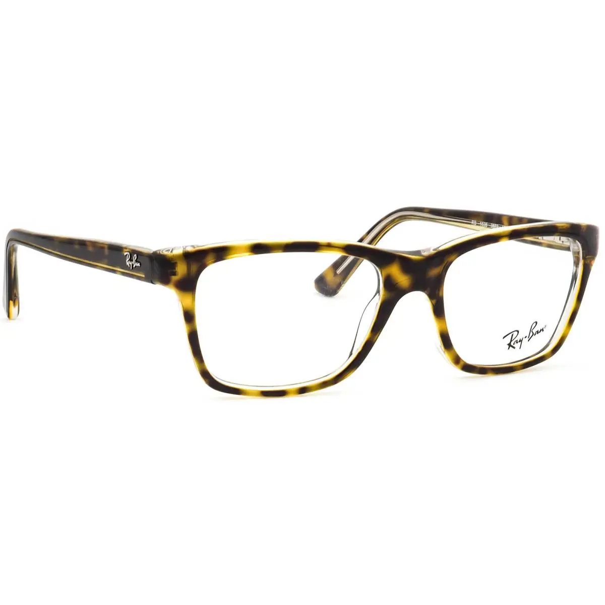 Ray-ban Small Eyeglasses RB 1536 3602 Tortoise on Clear Square Frame 48 16 130