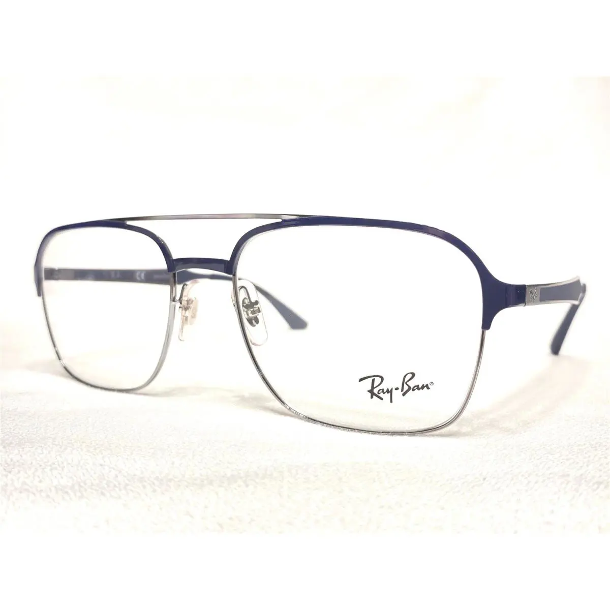 Ray Ban RB6404 2947 Mens Blue Silver Aviator Eyeglasses Frames 54/18 145