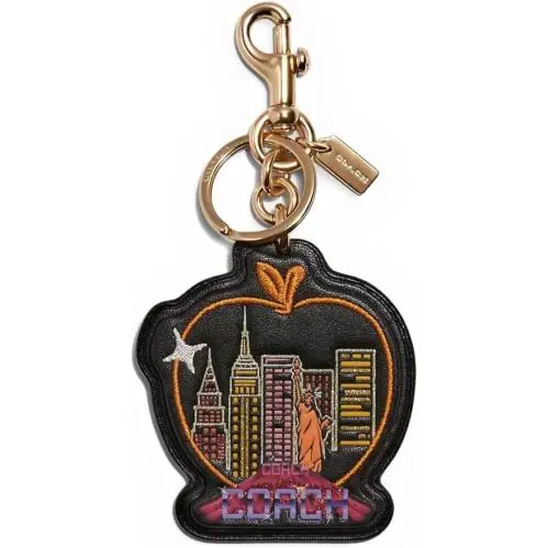 Souvenir Big Apple Skyline Signature Bag Charm Keyring Fob C7103 by Coach