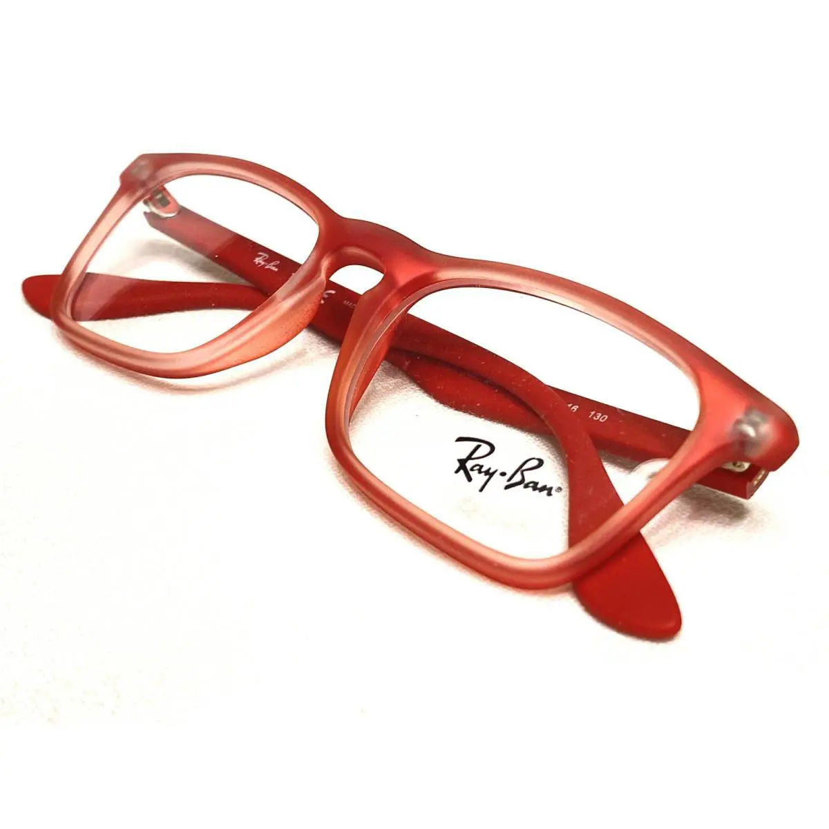 Ray Ban Junior RB1553 3669 Red Youth Children`s Eyeglasses Frames 46/16 130 by Ray-Ban