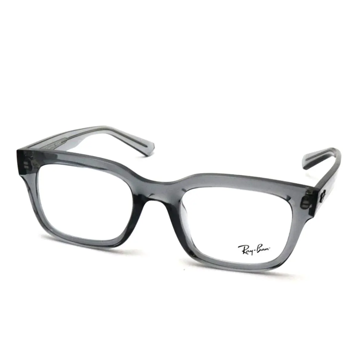 Ray-ban Eyeglasses RB 7217 Chad 8263 52-22 145 Large Transparent Grey Frames