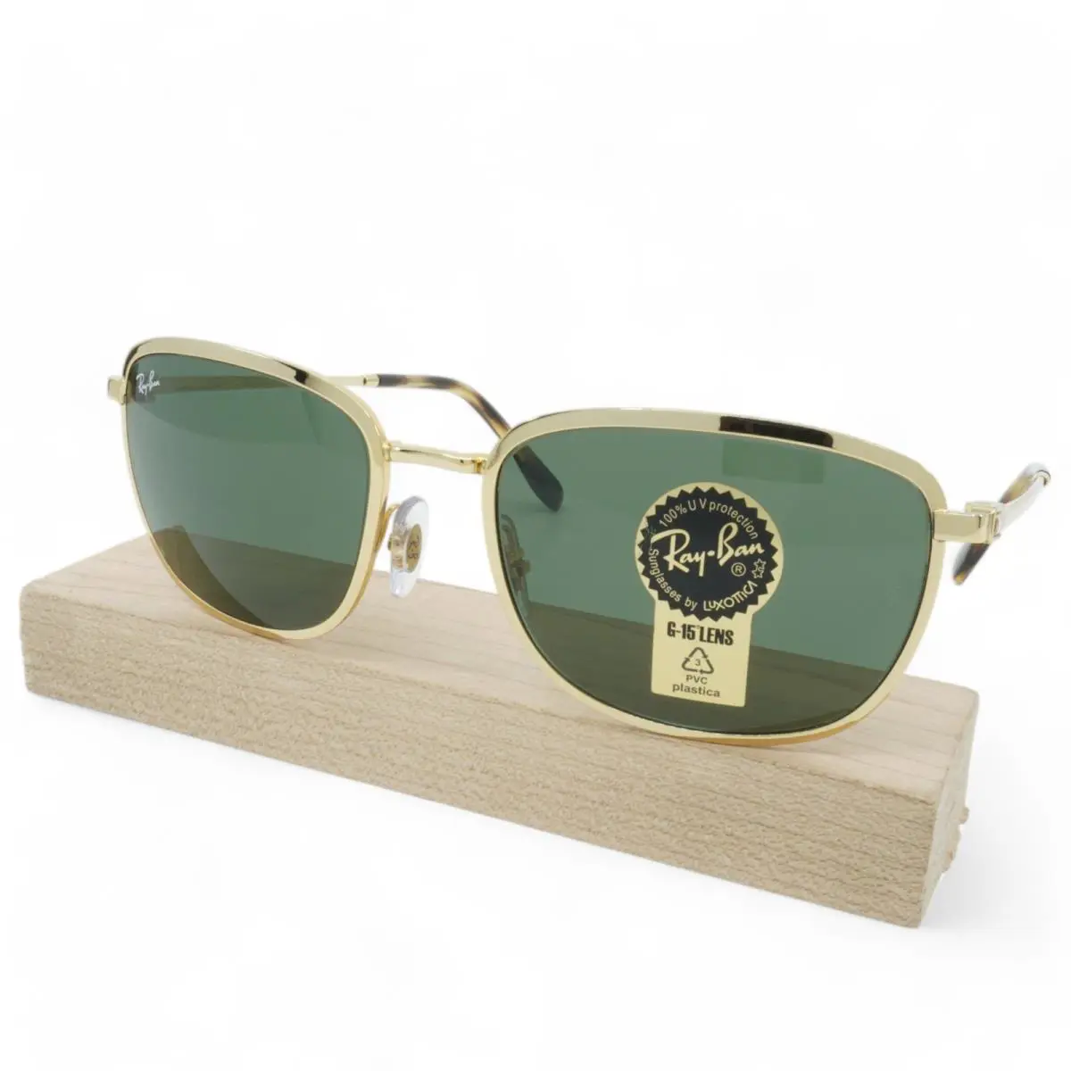 RB3705-001/31_57 Unisex Ray-ban Square Sunglasses - Frame: ARISTA GOLD