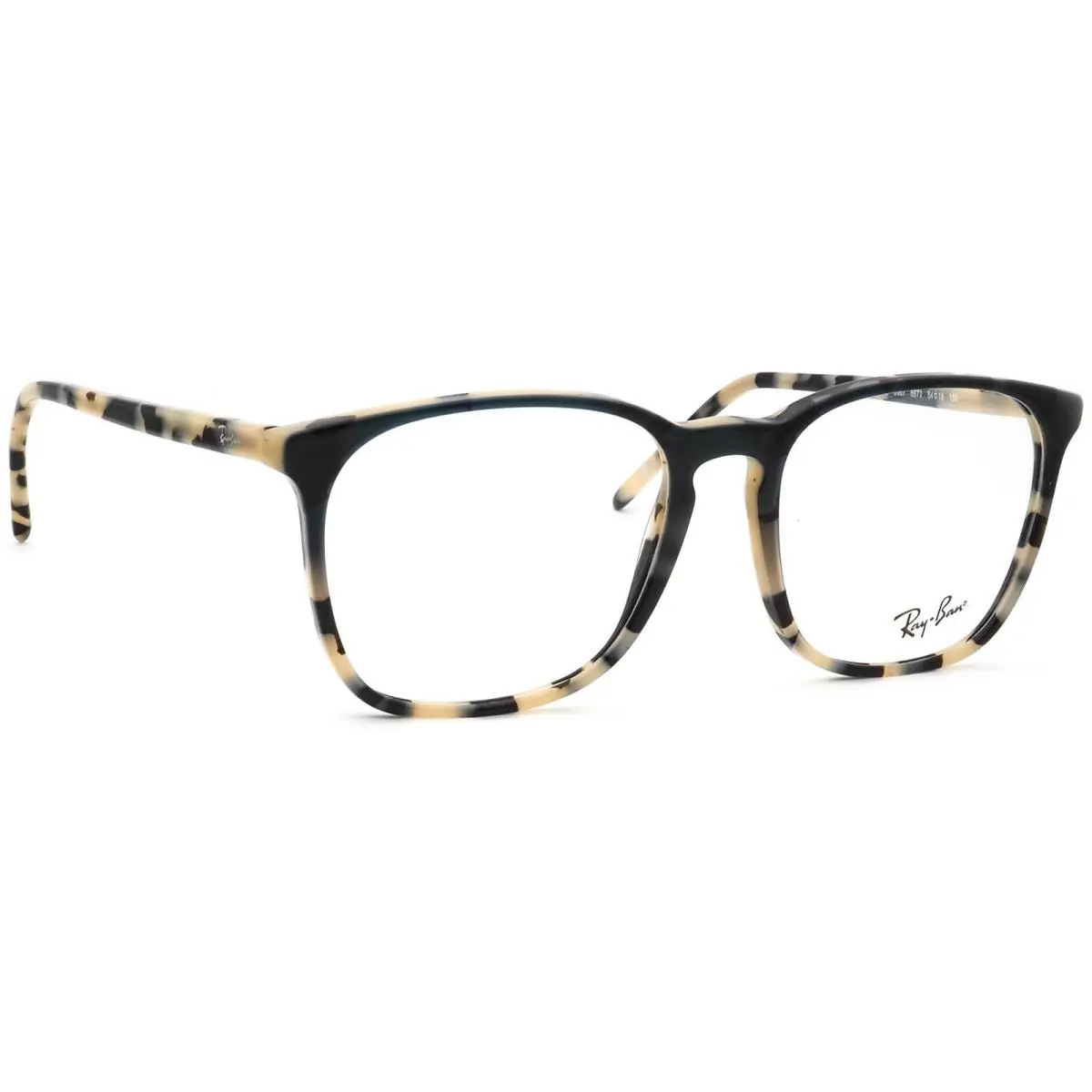 Ray-ban Eyeglasses RB 5387 5872 Polished Havana Beige Square Frame 54 18 150