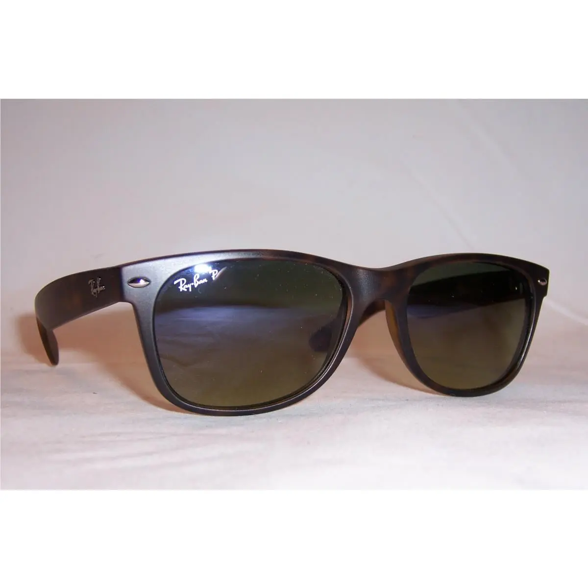 Ray Ban Sunglasses Wayfarer 2132 894/76 Havana/blue Green 55mm Polarized