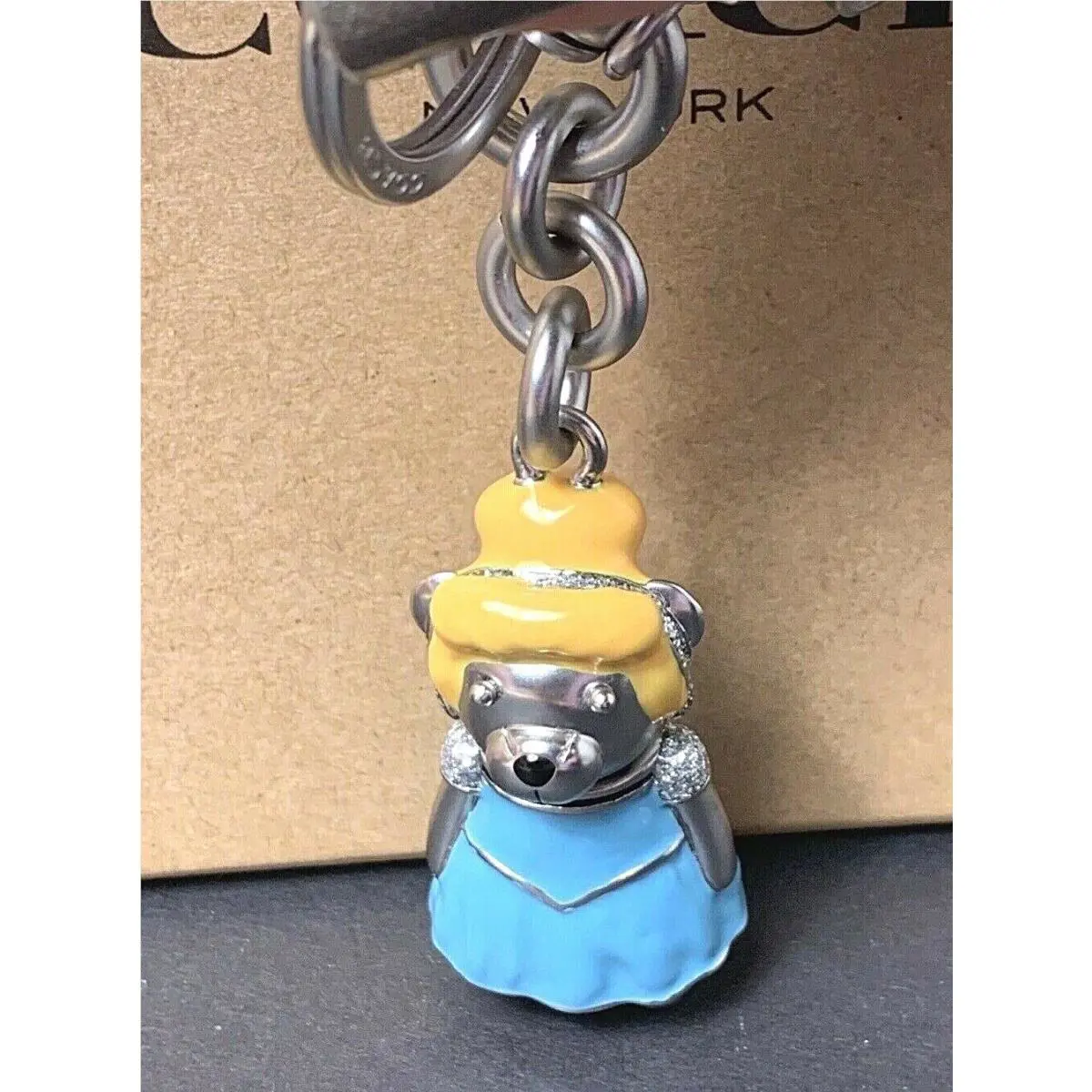Coach X Disney Cinderella Key Ring/fob Charm C0266