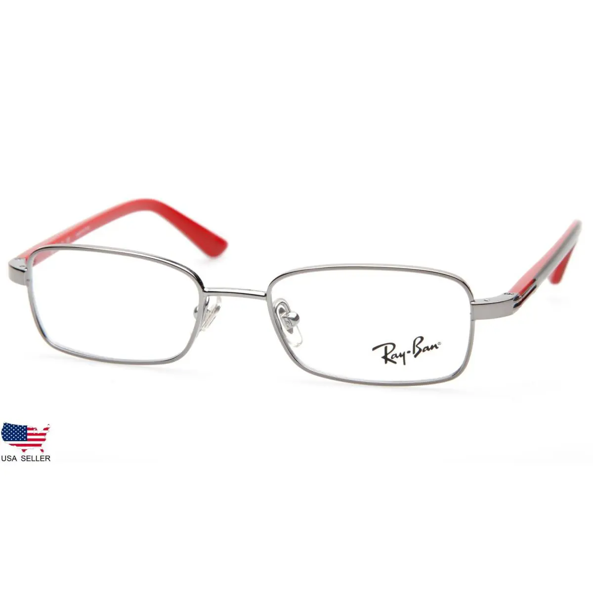 Ray Ban Junior RB1036 4008 Silver /black Eyeglasses Glasses Frame 45-16-125