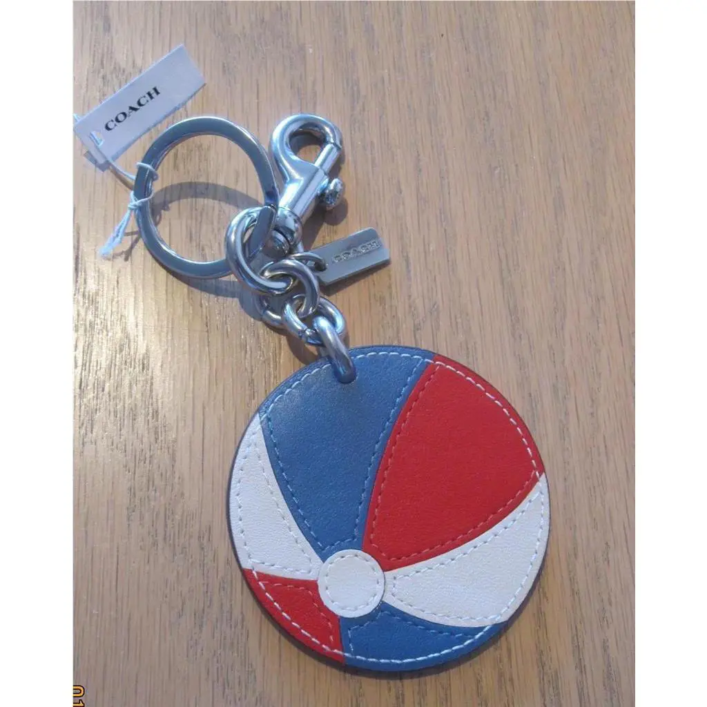 Beach Ball Dog Leash Clip Bag Charm CU260 by Coach