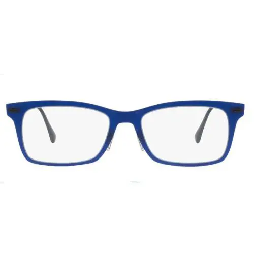 Ray-ban Square Dark Blue 53MM Acetate Crystal Men`s Eyeglasses RX7039 5451 by Ray-Ban