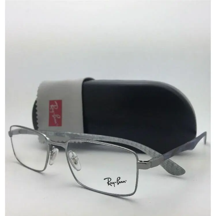 Ray-ban Rx-able Eyeglasses Tech RB 8414 2502 53-18 Gunmetal Carbon Fiber Frame