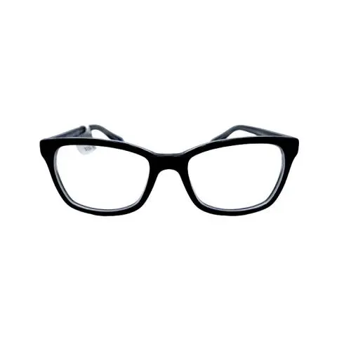 Kid`s Ray Ban RB1591-3599 Black On Transparent Square Designed Eyeglasses