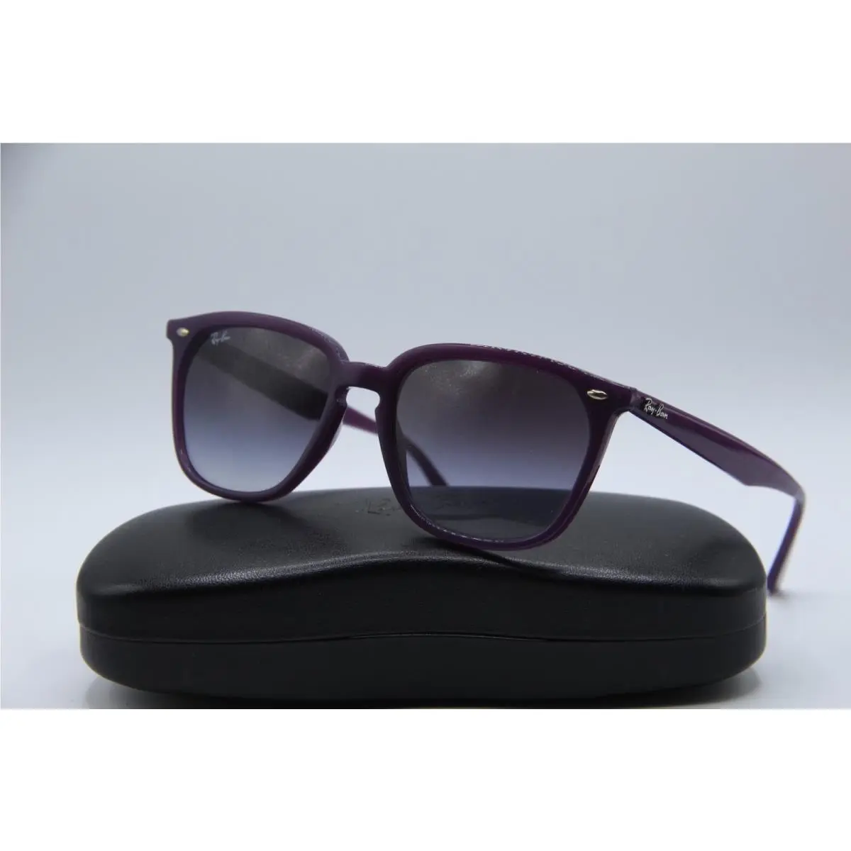 Ray-ban RB 4362 6571/8G Purple Sunglasses W/case 55-18