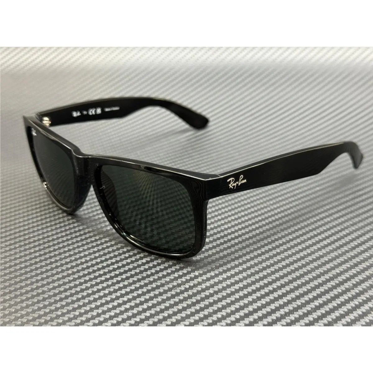 Ray Ban RB4165 601 71 Black Green Unisex 54 mm Sunglasses