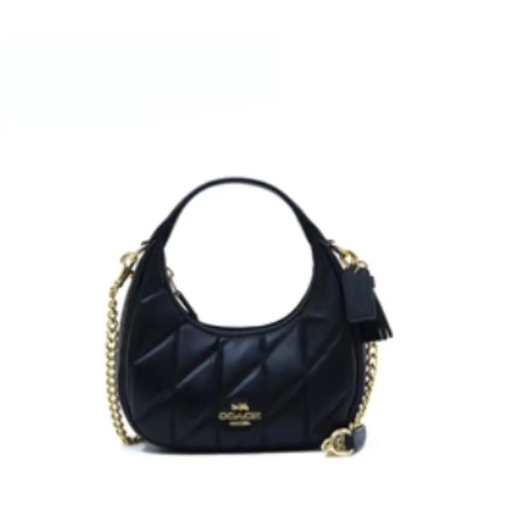 Carmen Mini Crossbody Bag with Quilting - Black by Coach