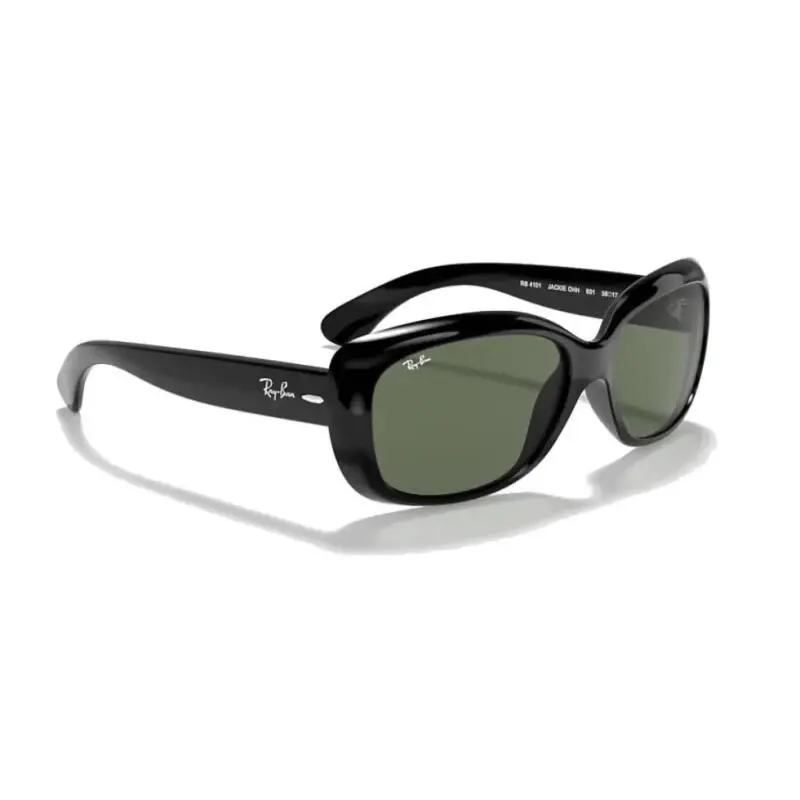 Ray Ban RB4101 Sunglasses 4101 601 Black/dark Green Lens