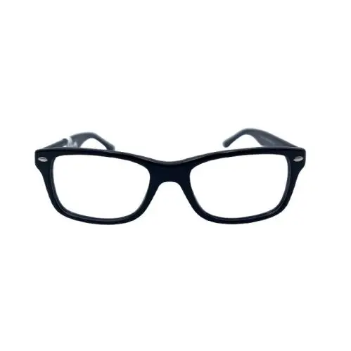 Kid`s Ray Ban RB1531-3748 Black On Blue Square Designated Eyeglasses