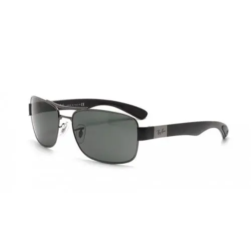 Ray-ban Polished Gunmetal Green Lens Sunglasses RB3522 004/71 61