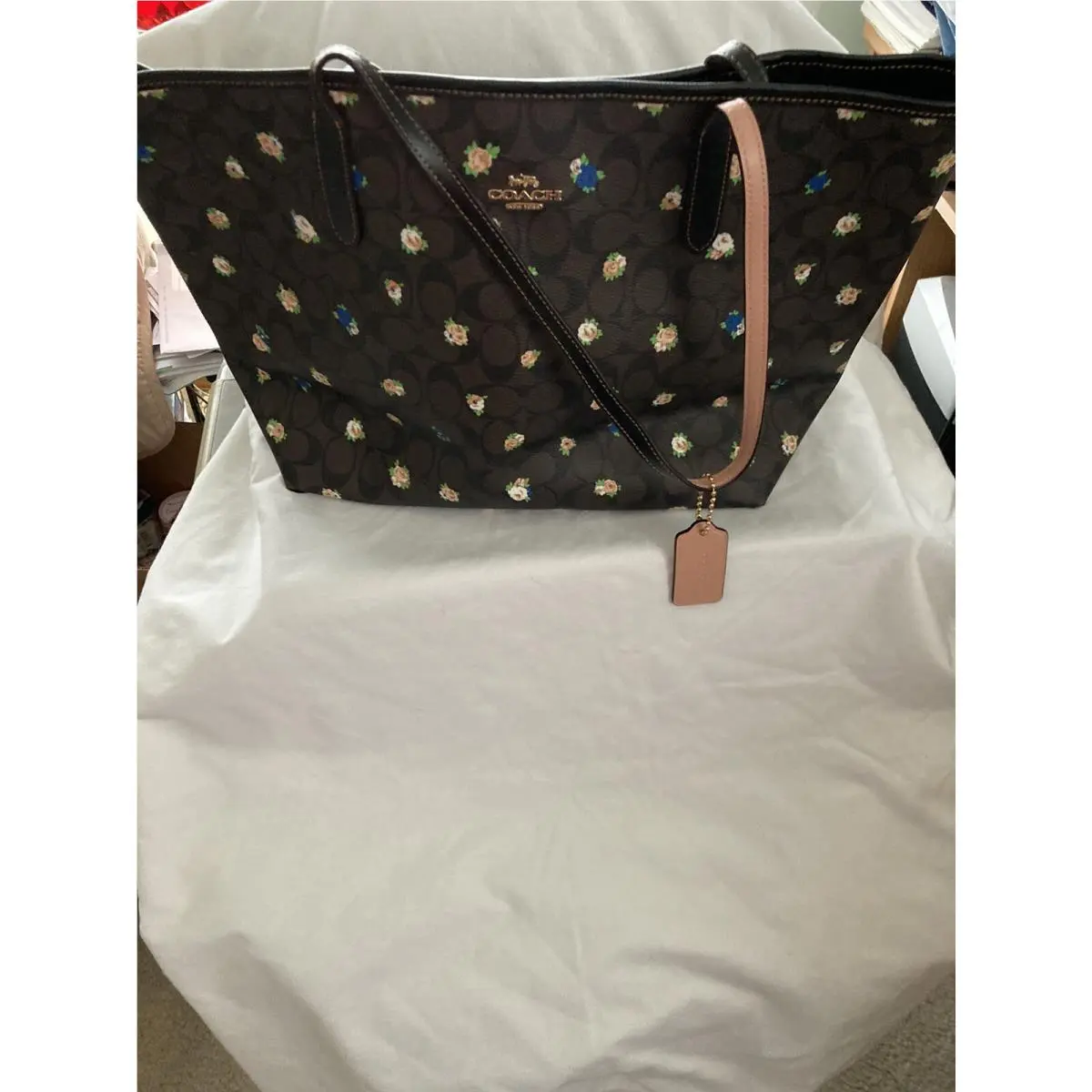 Large Vinyl Tote by Coach