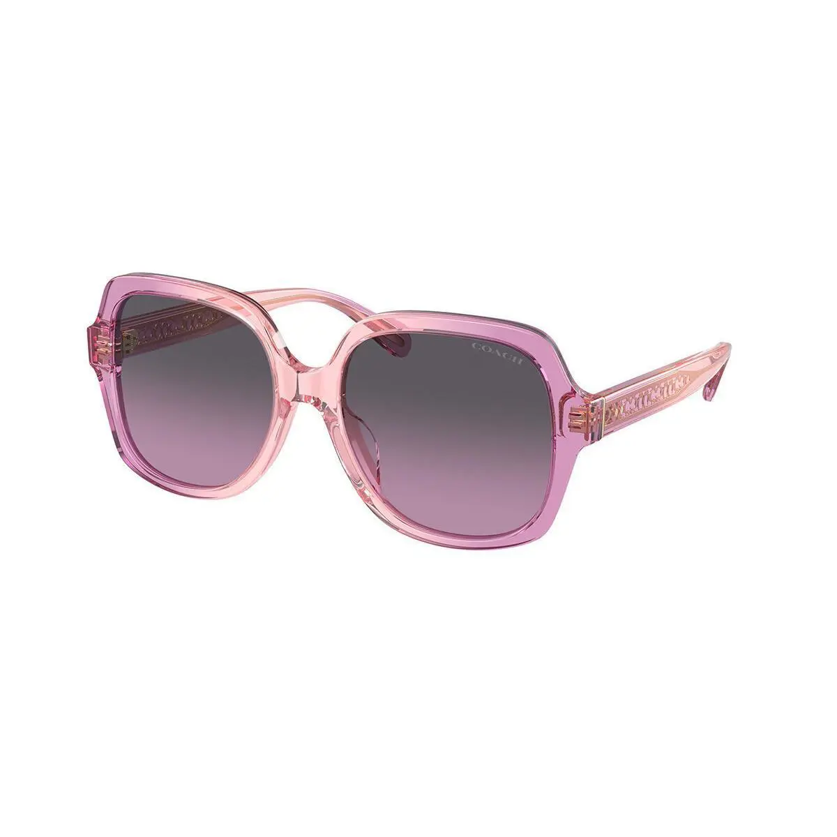 Coach Women`s 56mm Amethyst Pink Gradient Sunglasses HC8395F-581390-56