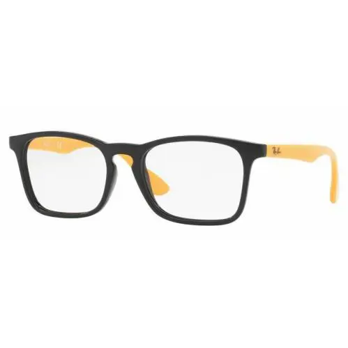 Ray Ban Junior Eyeglasses RB1553 3724 Black Orange Frames Rx-able 46mm