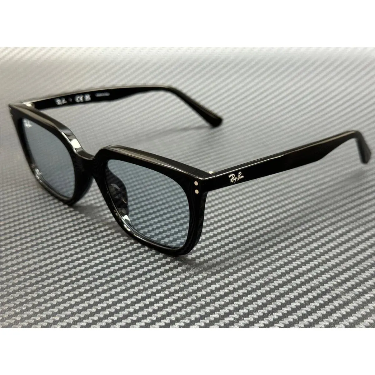 Ray Ban RB4439D 901 72 Black Light Blue Unisex 54 mm Sunglasses