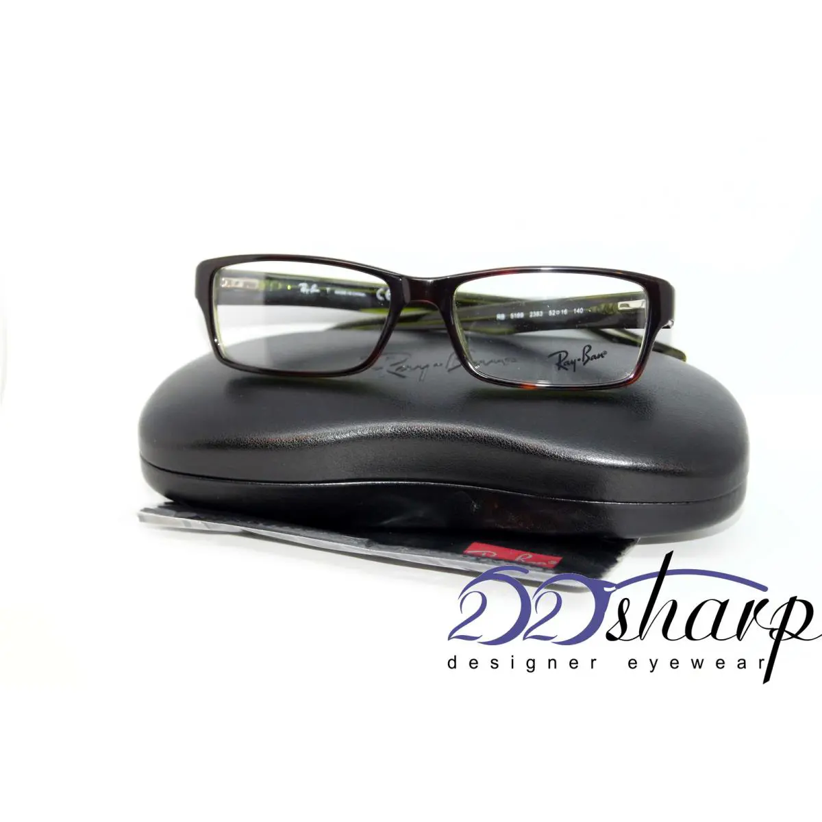 Ray Ban Eyeglasses-ray Ban 5169 2383 52 Dark Havana on Green