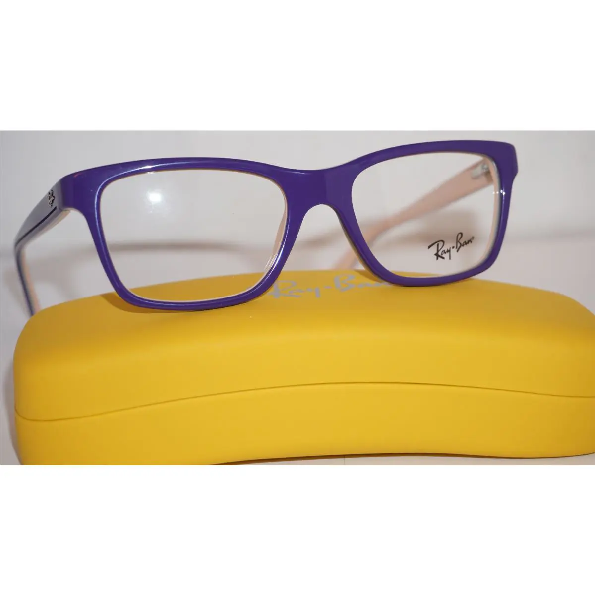 Rayban JR Eyeglasses Violet Pink Blue RB1536 3818 48 16 130