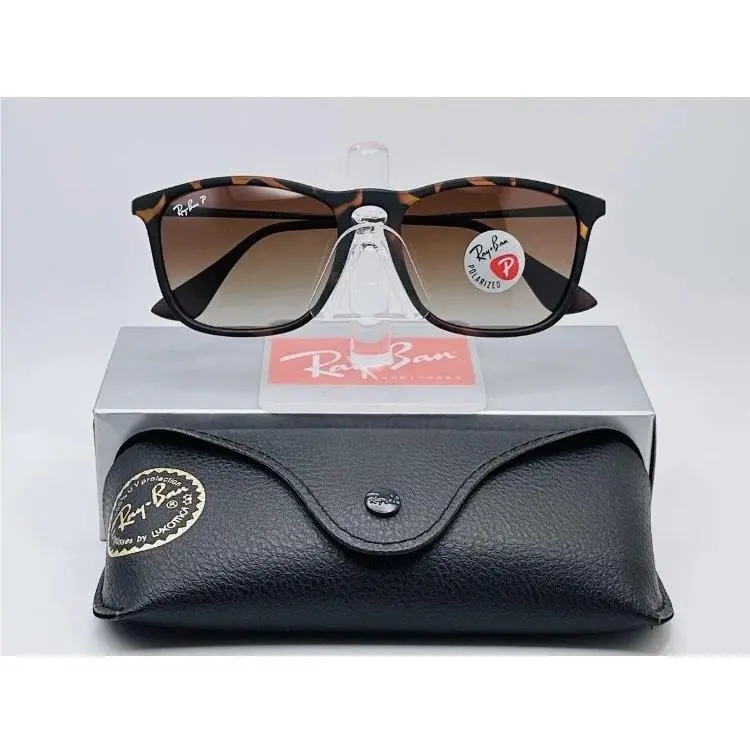 Ray-ban Chris RB4187 Tortoise Gradient Brown Unisex 54mm Sunglasses by Ray-Ban