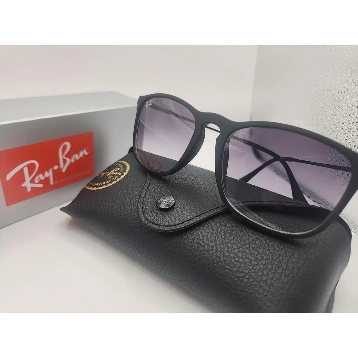 Ray-ban Chris RB4187 Tortoise Gradient Brown Unisex 54mm Sunglasses