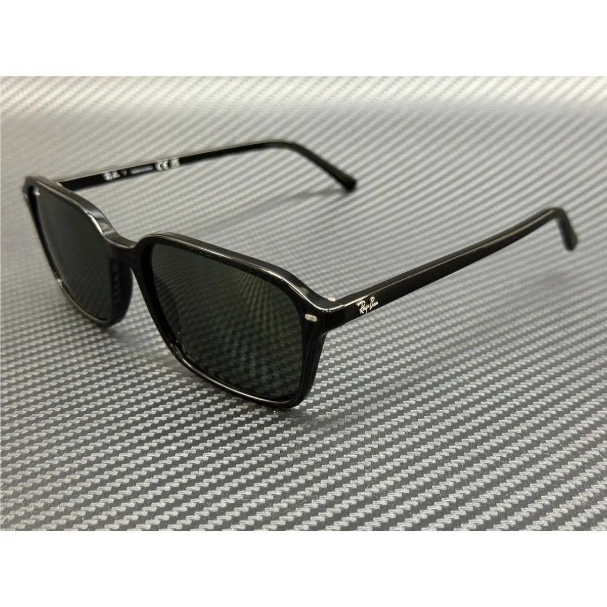 Ray Ban RB2231 901 31 Raimond Black Green Unisex 58 mm Sunglasses