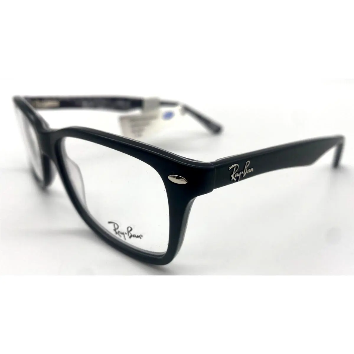 Ray Ban RB5228 - 5405 Matte Black/print Frames Clear Eyeglasses - 53-17 140