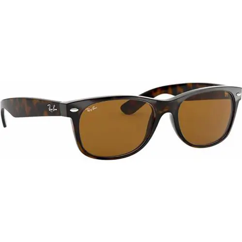 Ray-ban Wayfarer Polished Havana 52mm B-15 Brown Sunglasses RB2132 710 52-18 - Frame: Polished Light Havana, Lens: B-15 Brown