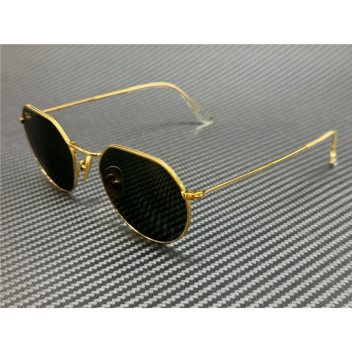 Ray Ban RB8165 921631 Legend Gold Green Titanium Unisex 51 mm Sunglasses