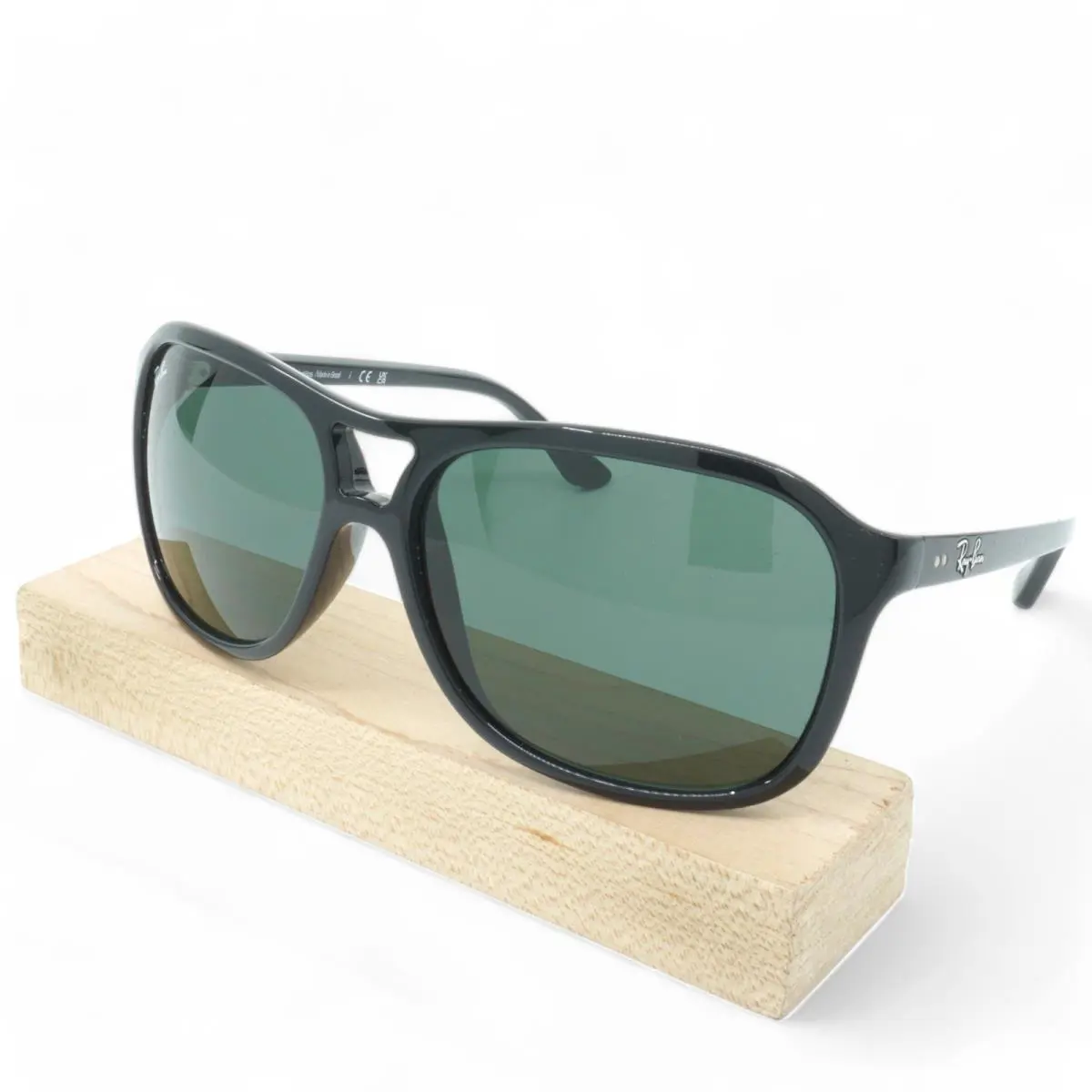 RB4128-601_ 60 Unisex Ray-ban Square Sunglasses - Frame: POLISHED BLACK
