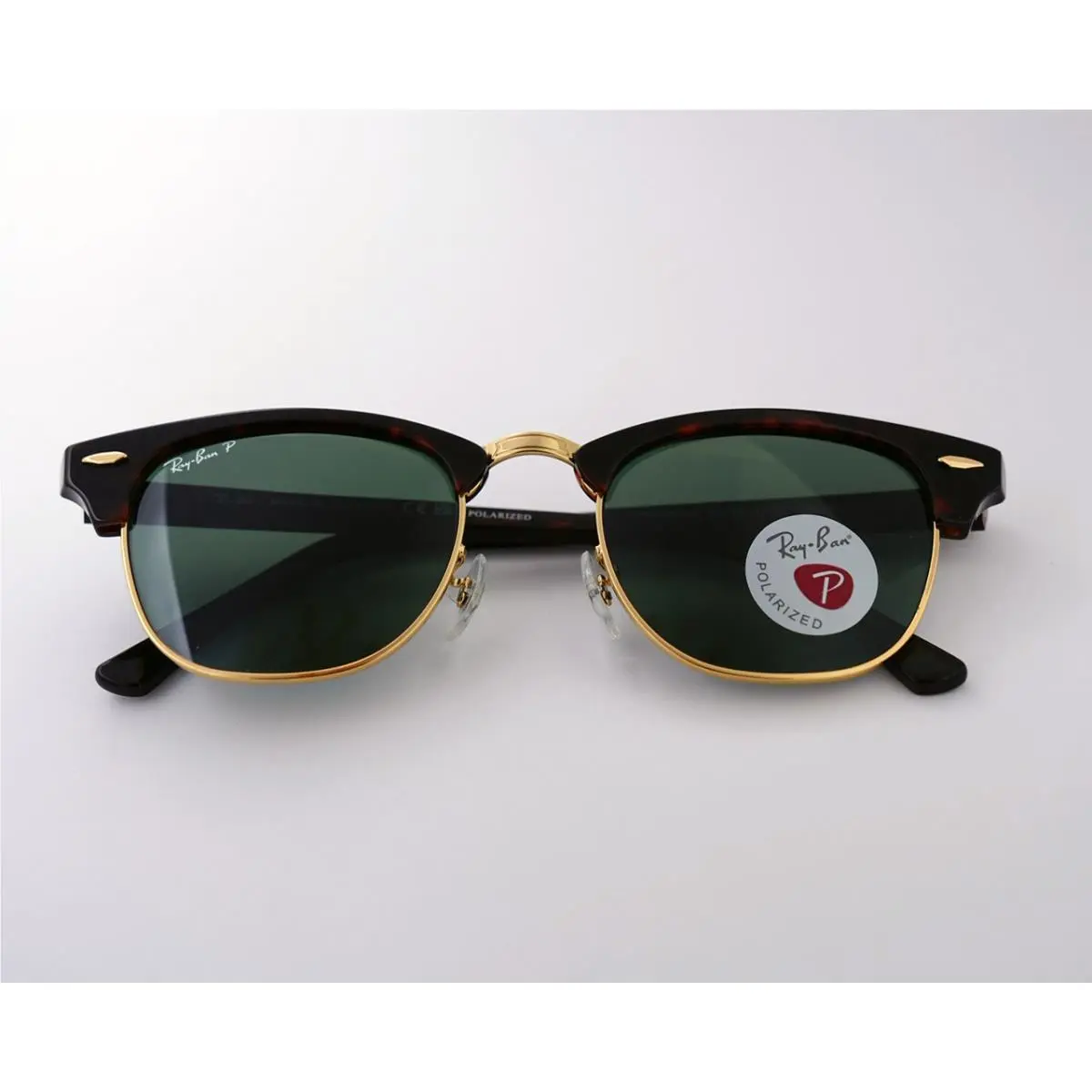 Ray-ban Sunglasses RB3016 Clubmaster Classic Polished Tortoise Gold Frame 51mm