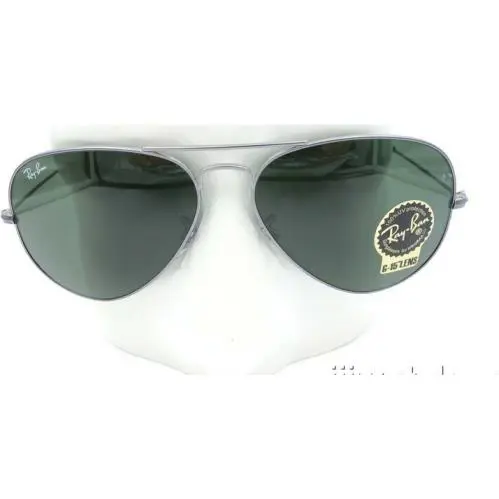 Ray-ban Aviator Sand Transparent Gray G-15 Green Sunglasses RB3025 919031 62