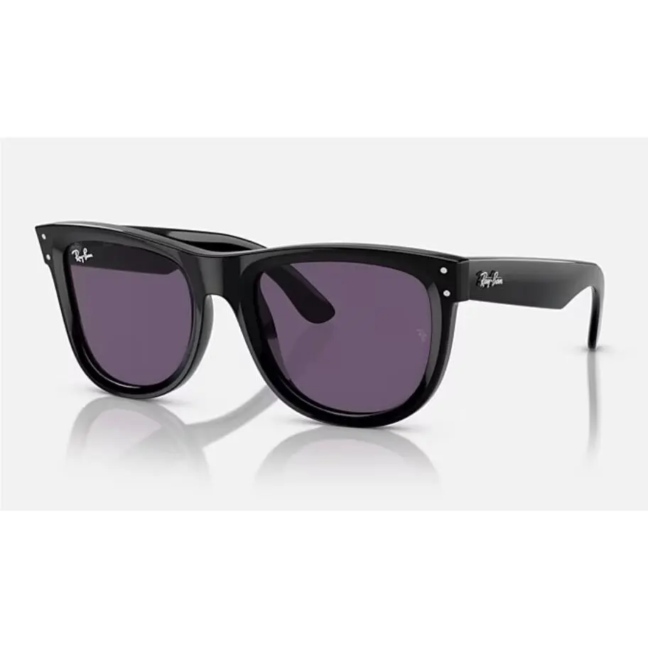 Ray-ban Wayfarer Reverse Lenny Kravitz Sunglasses Black Frame/ Violet Size M/l