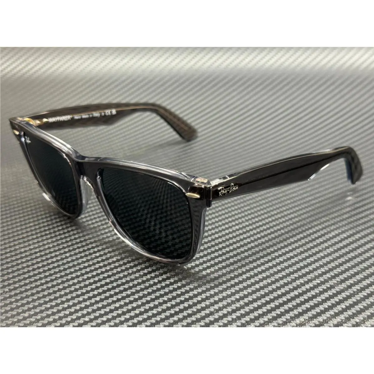 Ray Ban RB2140 1355R5 Grey Transparent Unisex 54 mm Sunglasses