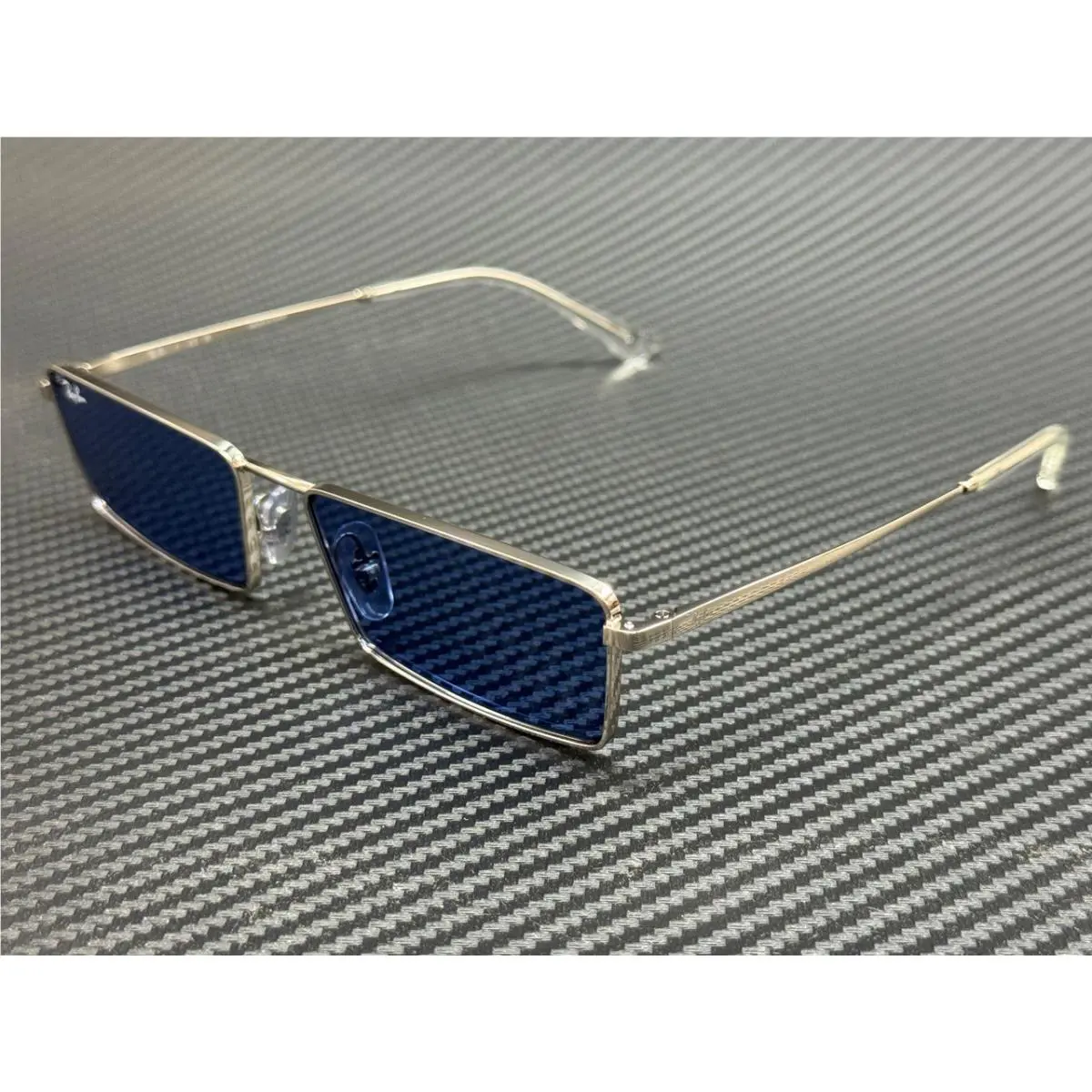 Ray Ban RB3741 003 80 Silver Blue Emy Unisex 59 mm Sunglasses