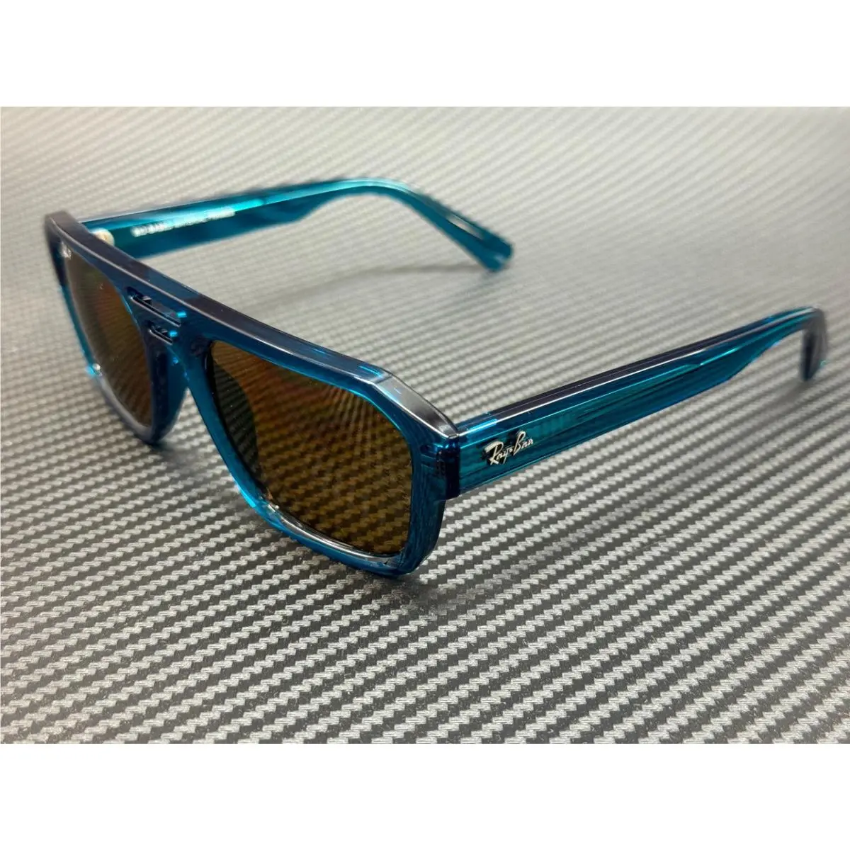 Ray Ban RB4397 668383 Light Blue Brown Polarized Unisex 54 mm Sunglasses