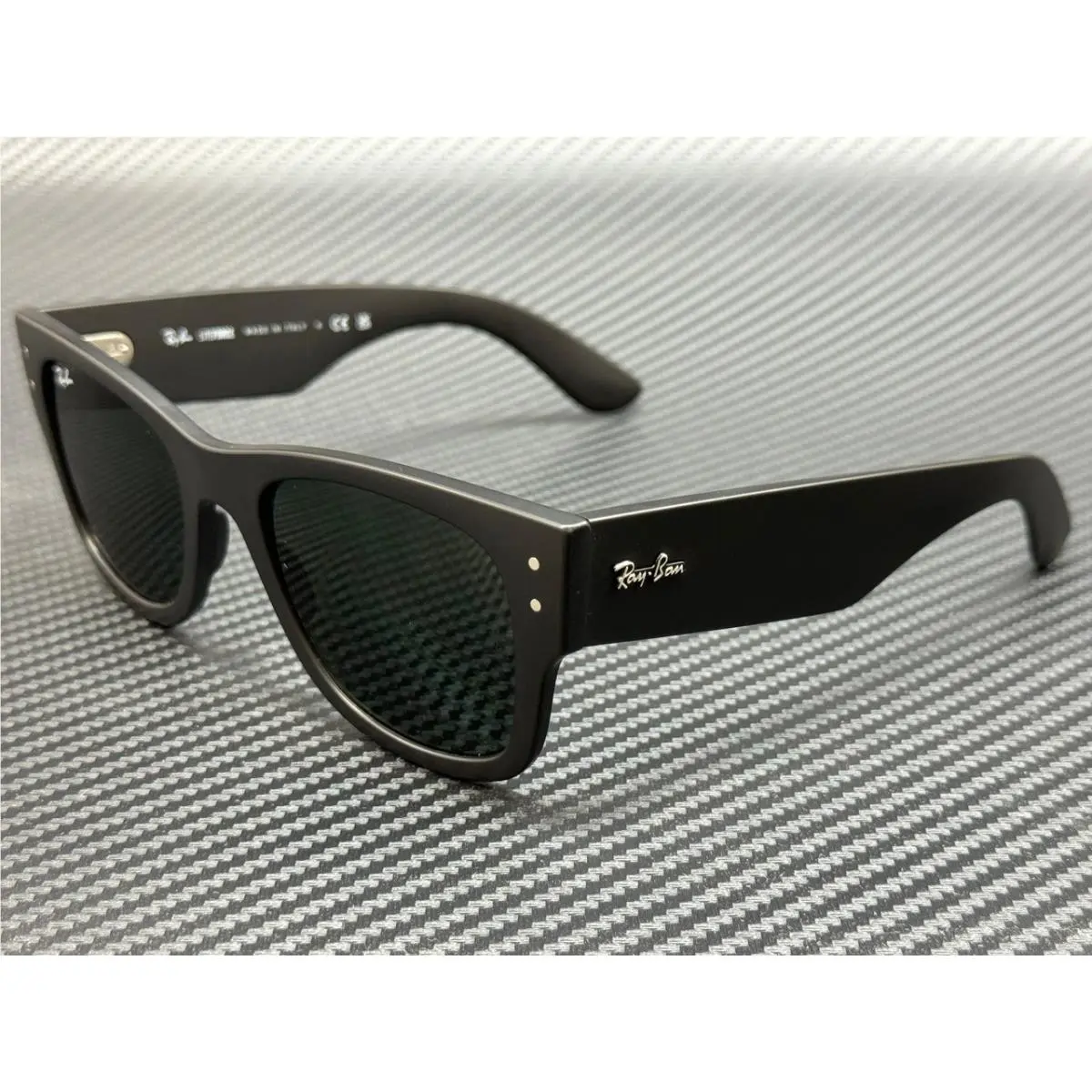 Ray Ban RB4840S 601S71 Matte Black Green Unisex 52 mm Sunglasses