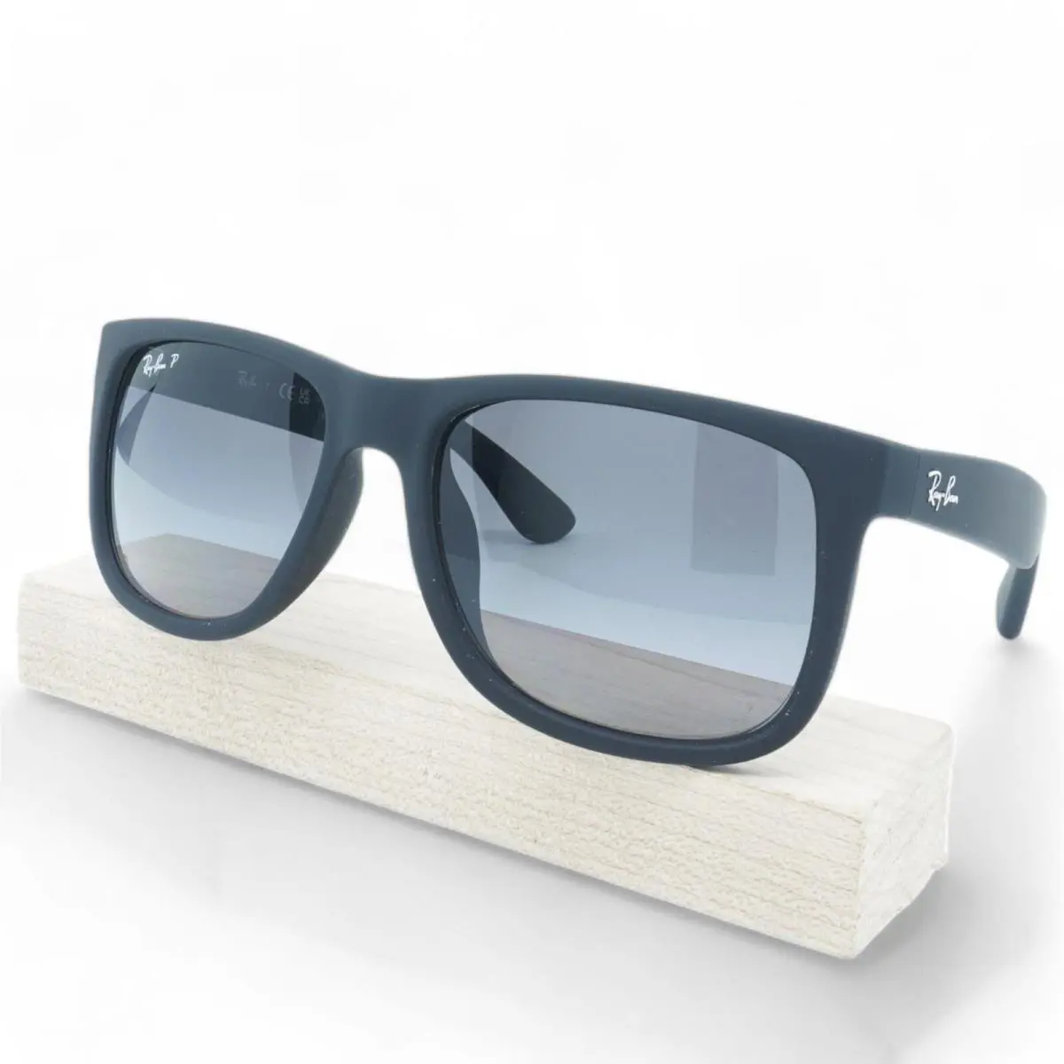 RB4165F-622/T3 Unisex Ray-ban Justin Classic Polarized Sunglasses - Frame: RUBBER BLACK