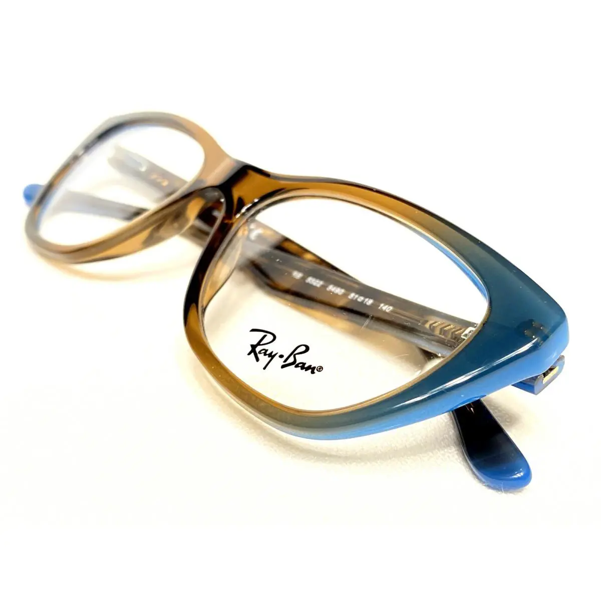 Ray Ban RB5322 5490 Women`s Blue Brown Gradient Cats Eyeglasses Frames 51/18