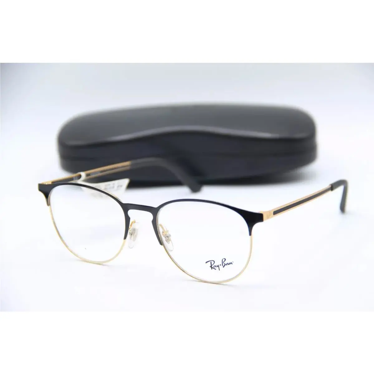 Ray-ban RB 6375 2890 Black Gold Frames Eyeglasses 53-18