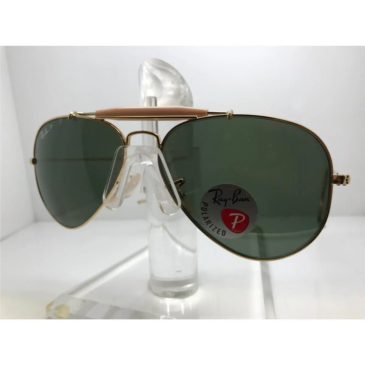 Ray Ban Sunglasses RB 3030 L0216 Rayban Gold Outdorsman Cable Polarized